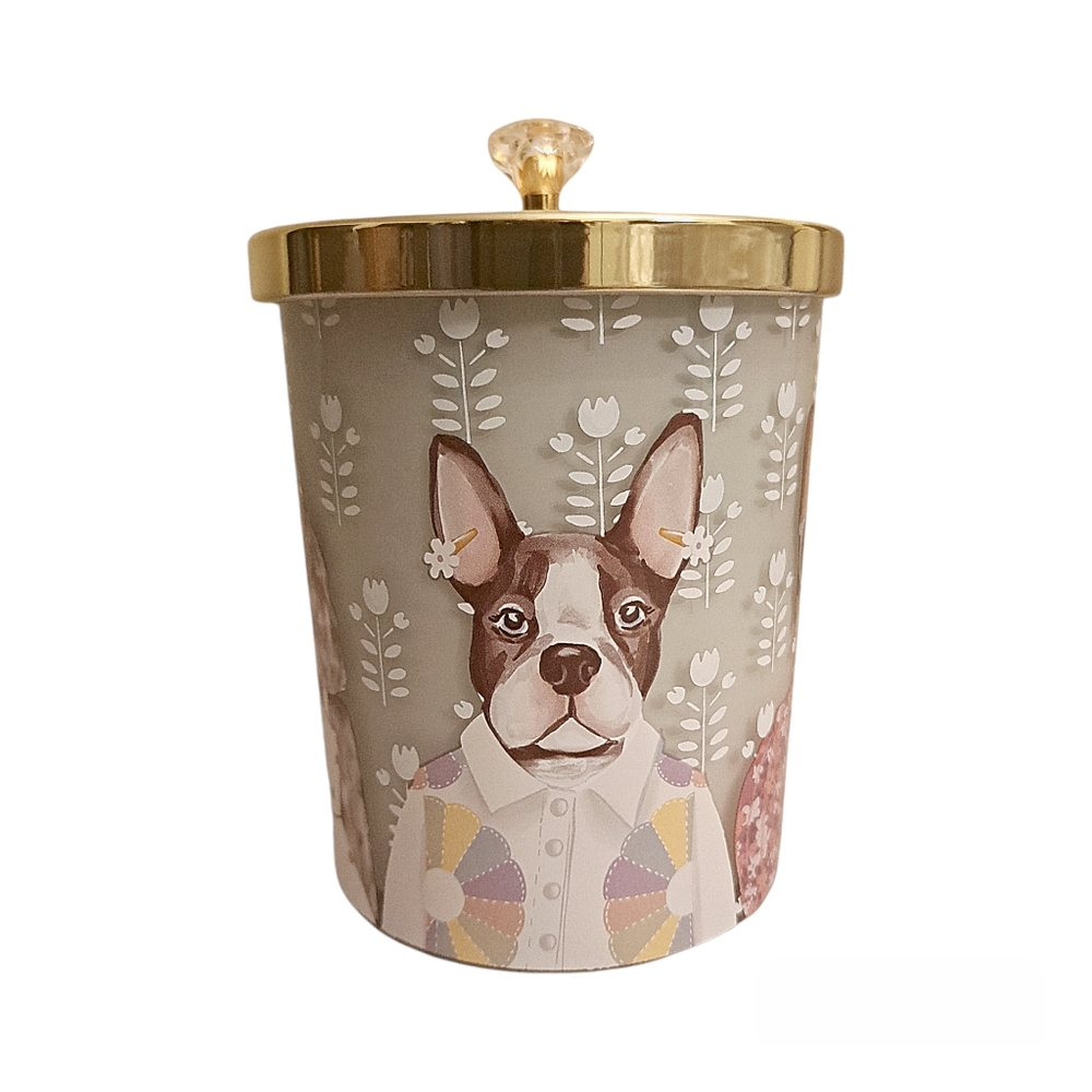 Dog Wearing Clothing Print Ruff Day Scented Candle